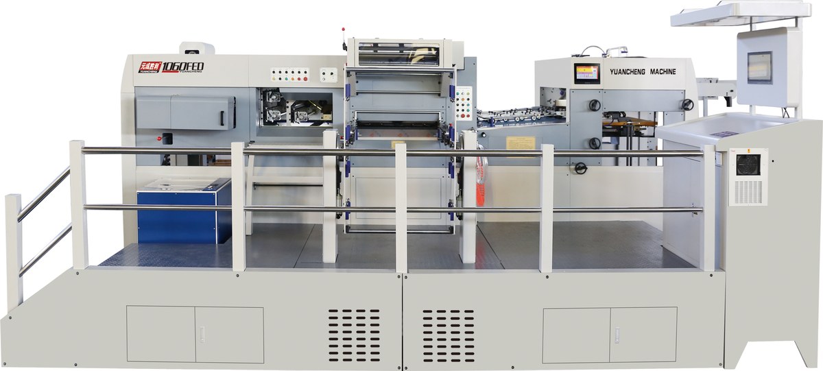 YC-1060FH / YC-1060FED fully automatic flatbed foil stamping and die cutting machine - Yuancheng Machinery
