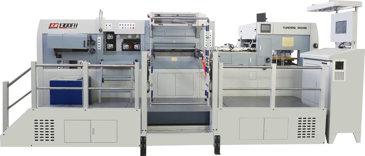 YC-1300FH / YC-1300FED Fully Automatic Flatbed Foil Stamping & Die Cutting Machine - Yuancheng Machinery
