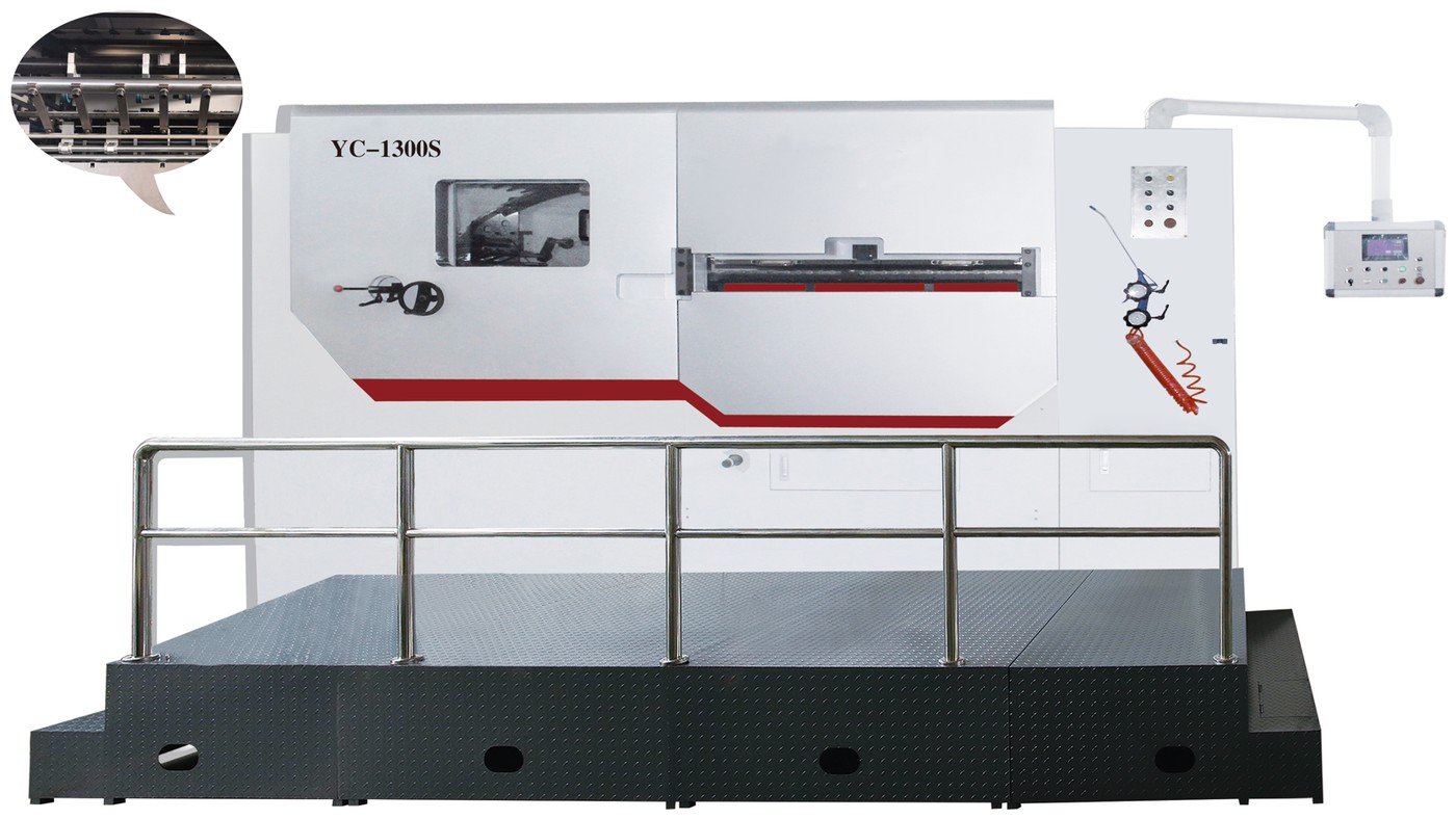 YC-S Series 1300/1500/1700 Semi-Automatic Die Cutting & Creasing Machine (Optional Stripping) - Yuancheng Machinery